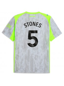 Billige Manchester City John Stones #5 Tredjedrakt 2025-26 Kortermet